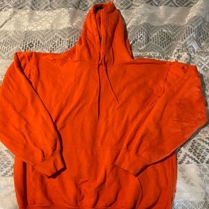 🐥3/$15 Fashion Nova Men’s Orange Hoodie !